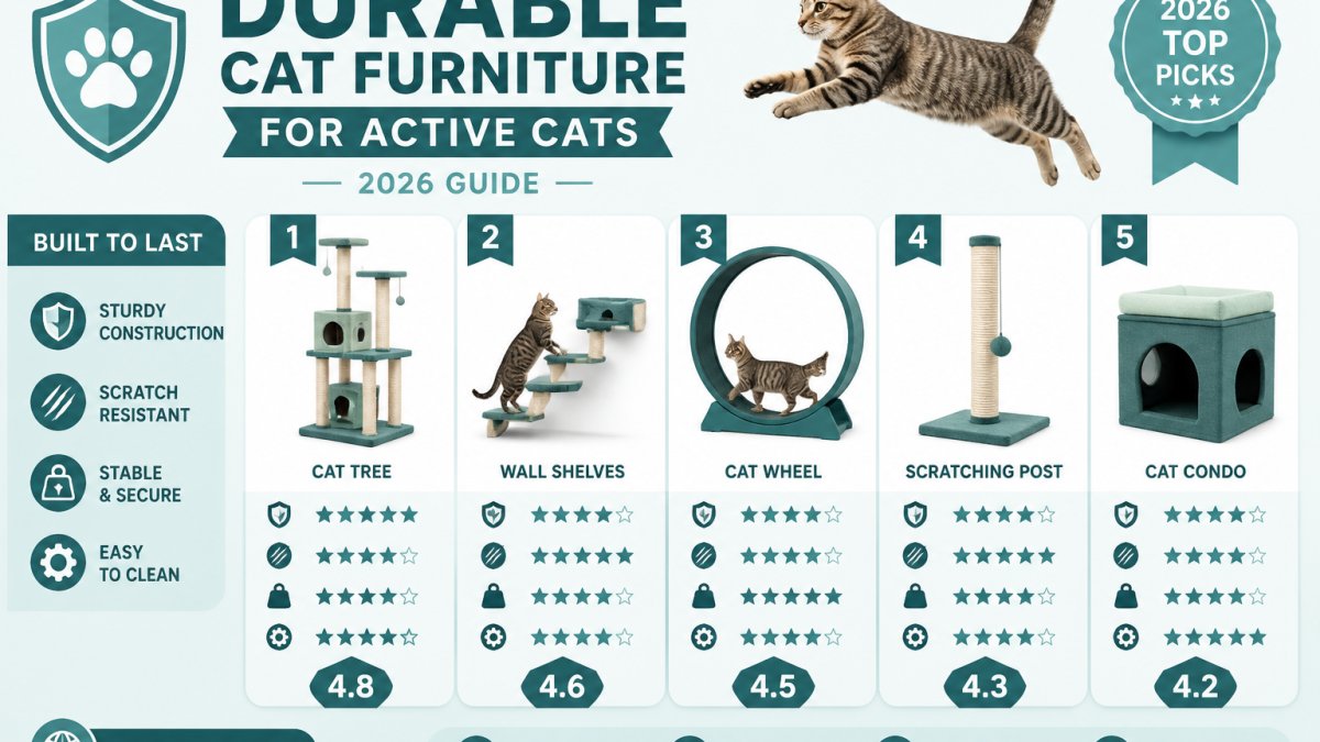 Durable Cat Furniture for Active Cats: 2026 Guide