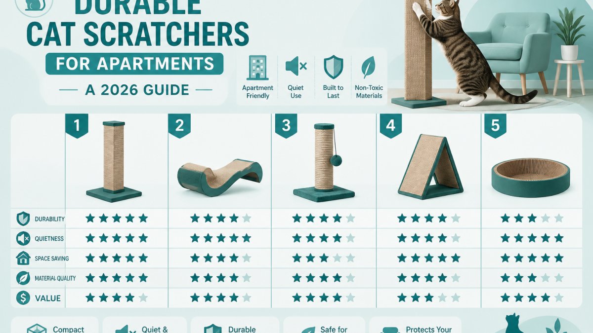 Durable Cat Scratchers for Apartments: A 2026 Guide