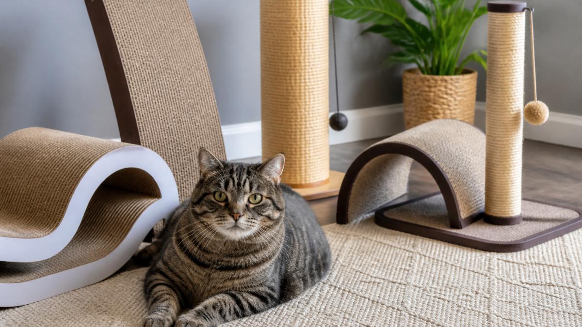 Durable Cat Scratchers for Large Cats