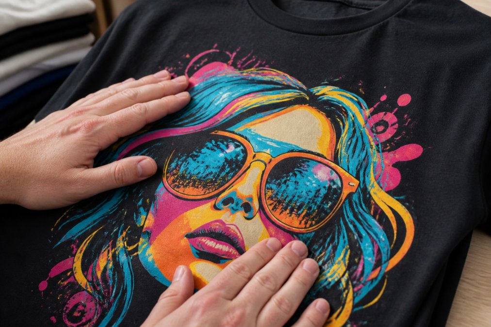 Professional illustration showing durable graphic tees
