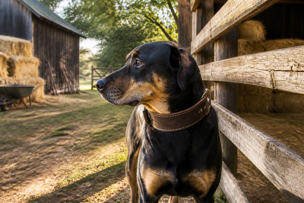 Software tools interface for farm and working and dog concepts for leather dog collars