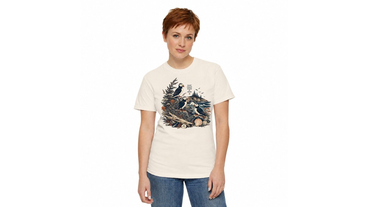 T-shirt East Coast State of Mind (Macareux)
