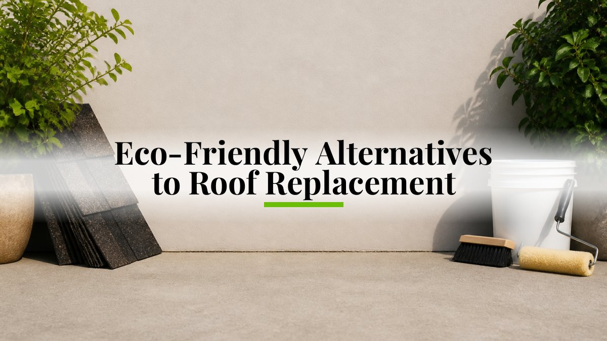 Eco-Friendly Alternatives to Roof Replacement
