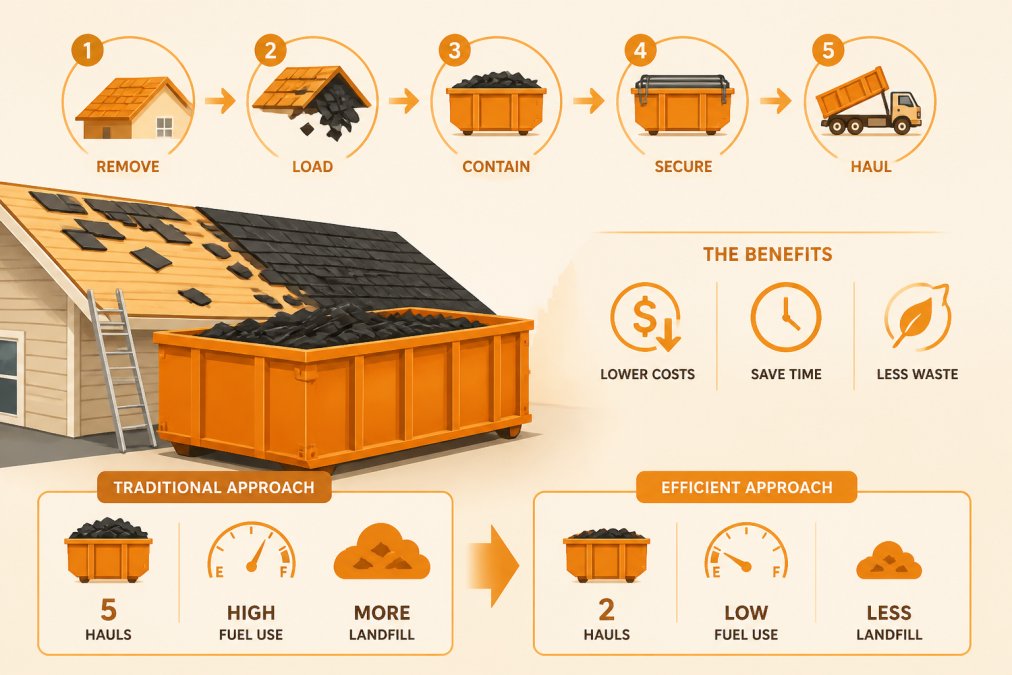 Efficient Waste Disposal for Roofing Contractors in 2026