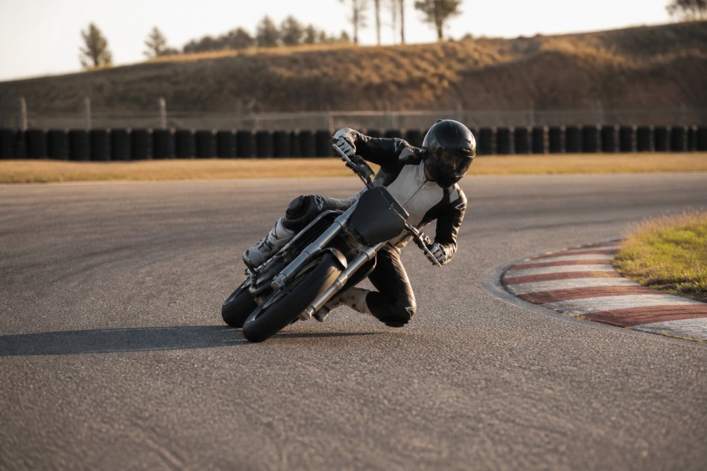 Professional illustration showing Stark Future for electric motorcycle torque