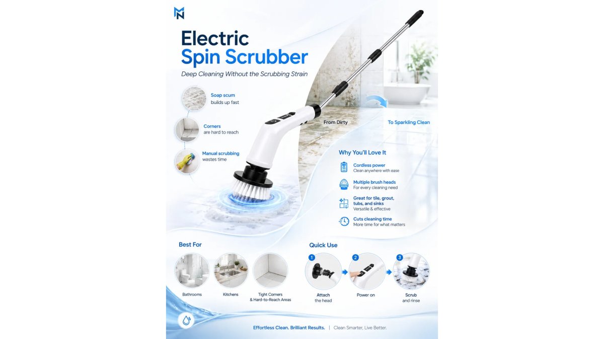 Electric Spin Scrubber Pro Kit