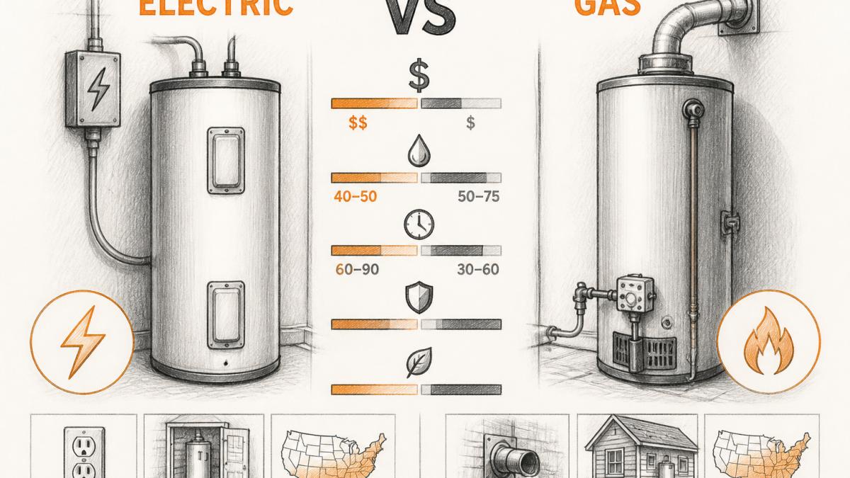 Electric vs Gas Water Heaters: Pros and Cons