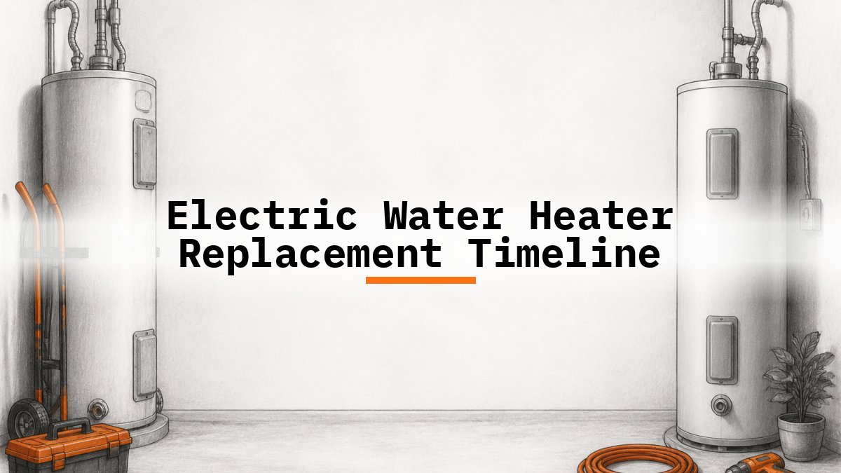Electric Water Heater Replacement Timeline