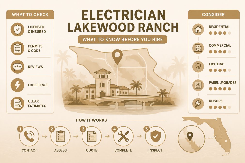 Electrician Lakewood Ranch: What to Know Before You Hire