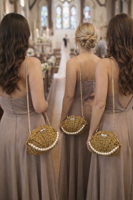 Elegant Crochet Bags for Weddings: Bridal Clutch Ideas
