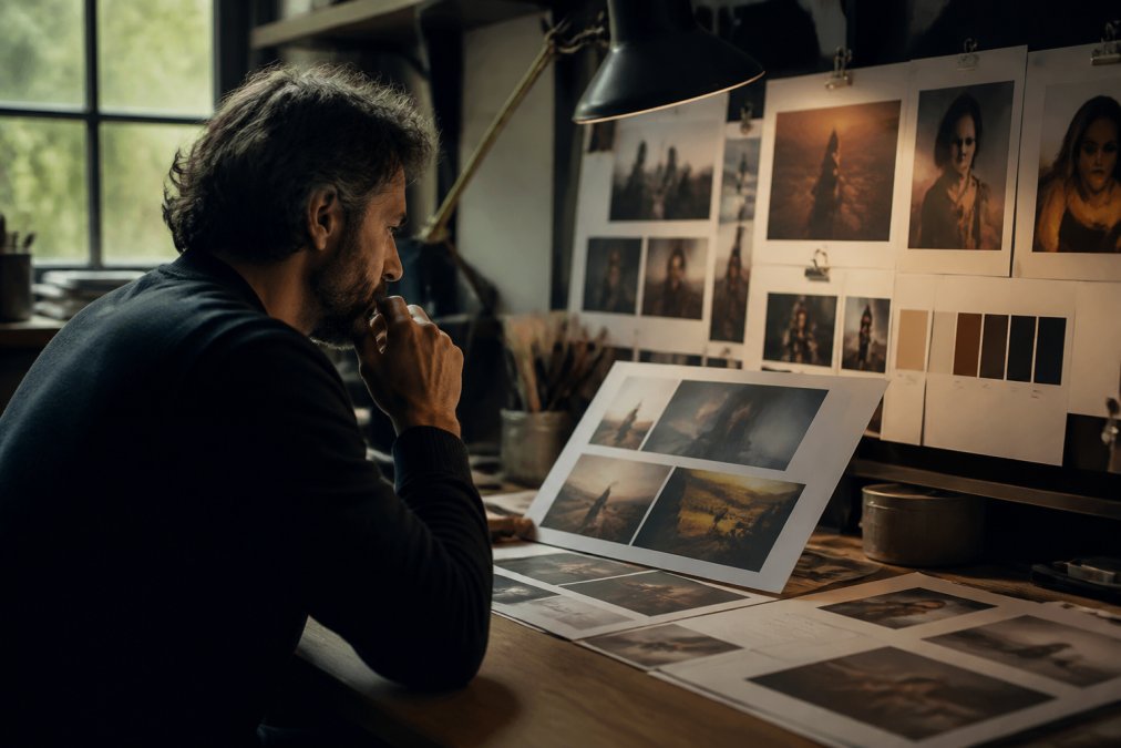 Visual roadmap for Creative for music video pitch deck