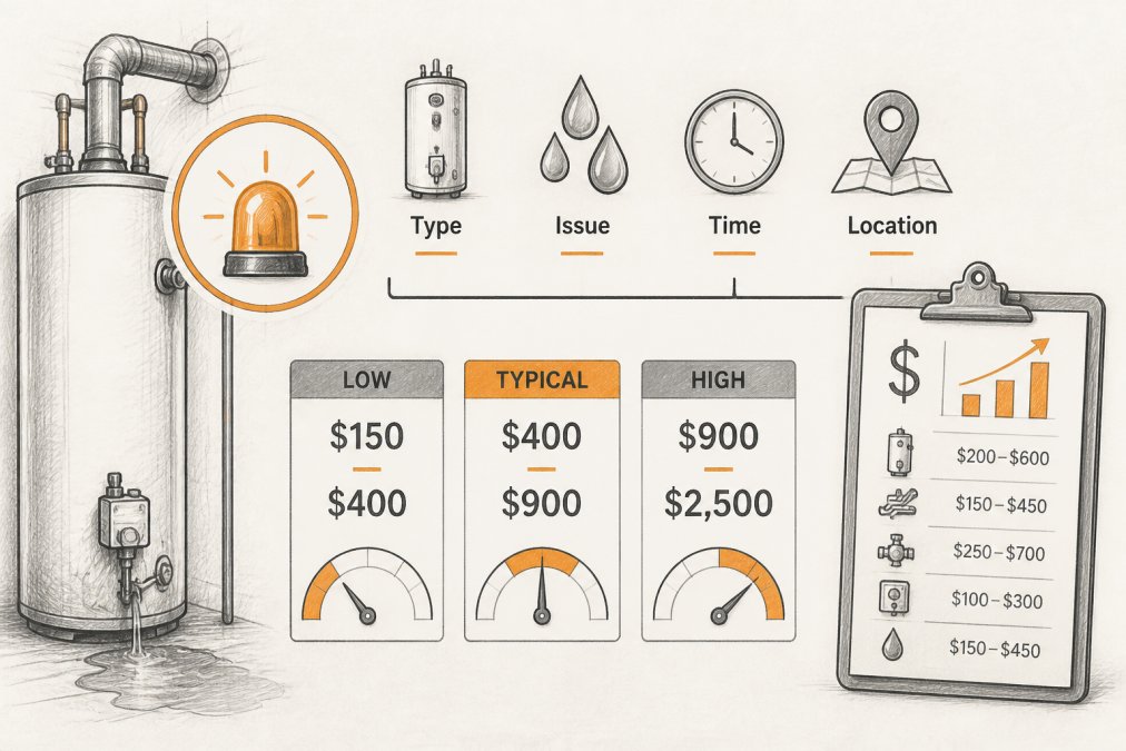 Emergency Water Heater Repair Cost: What to Expect