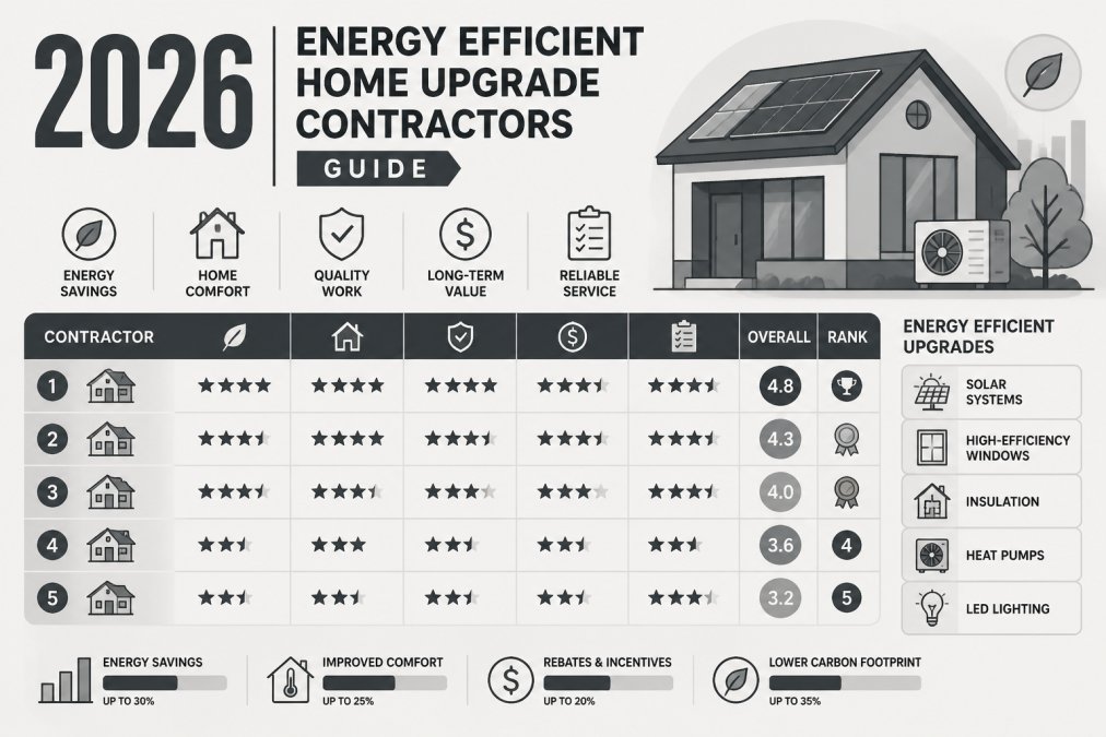 Energy Efficient Home Upgrade Contractors: 2026 Guide