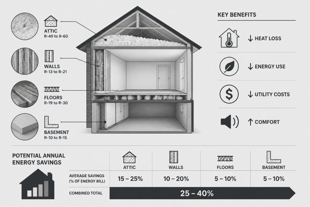 Energy Efficient Insulation Upgrades for Homes