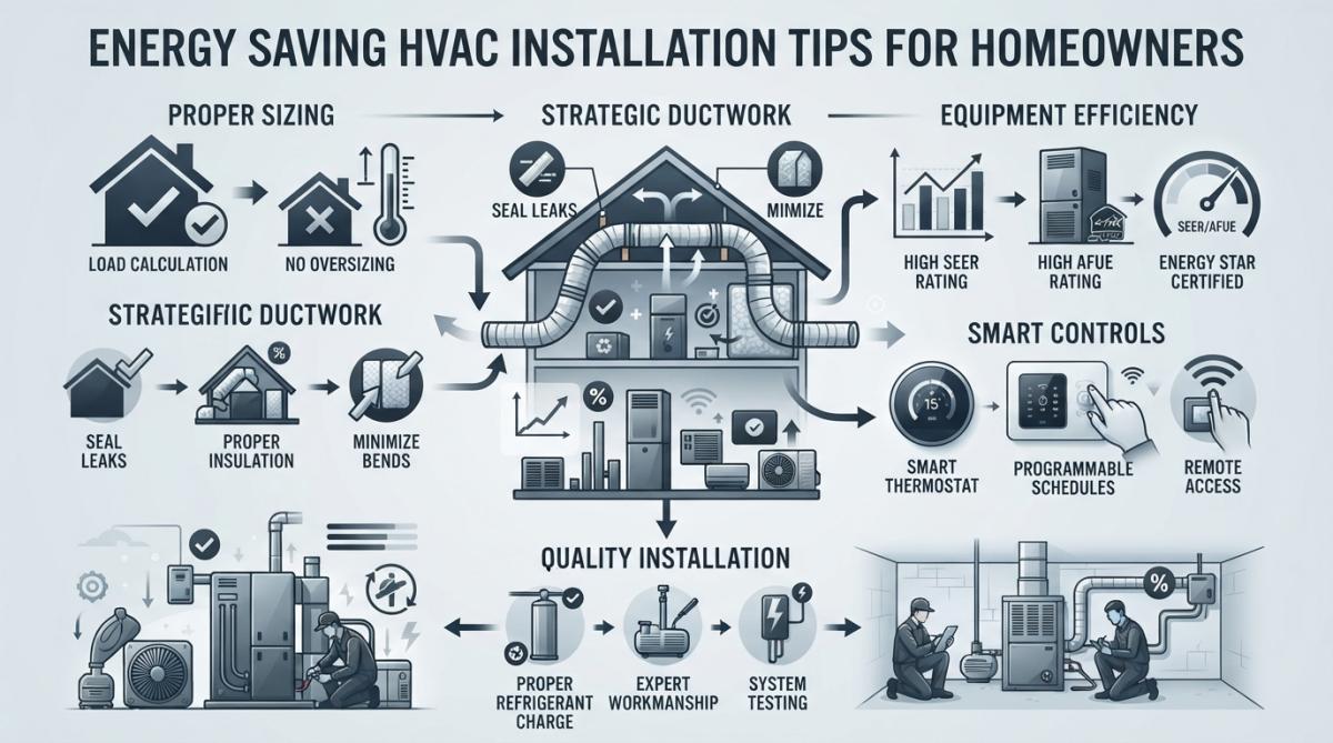 Energy Saving HVAC Installation Tips for Homeowners
