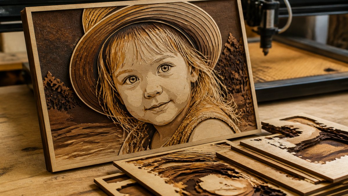 Engrave Detailed Photos on Wood Layers: A Step-by-Step Guide