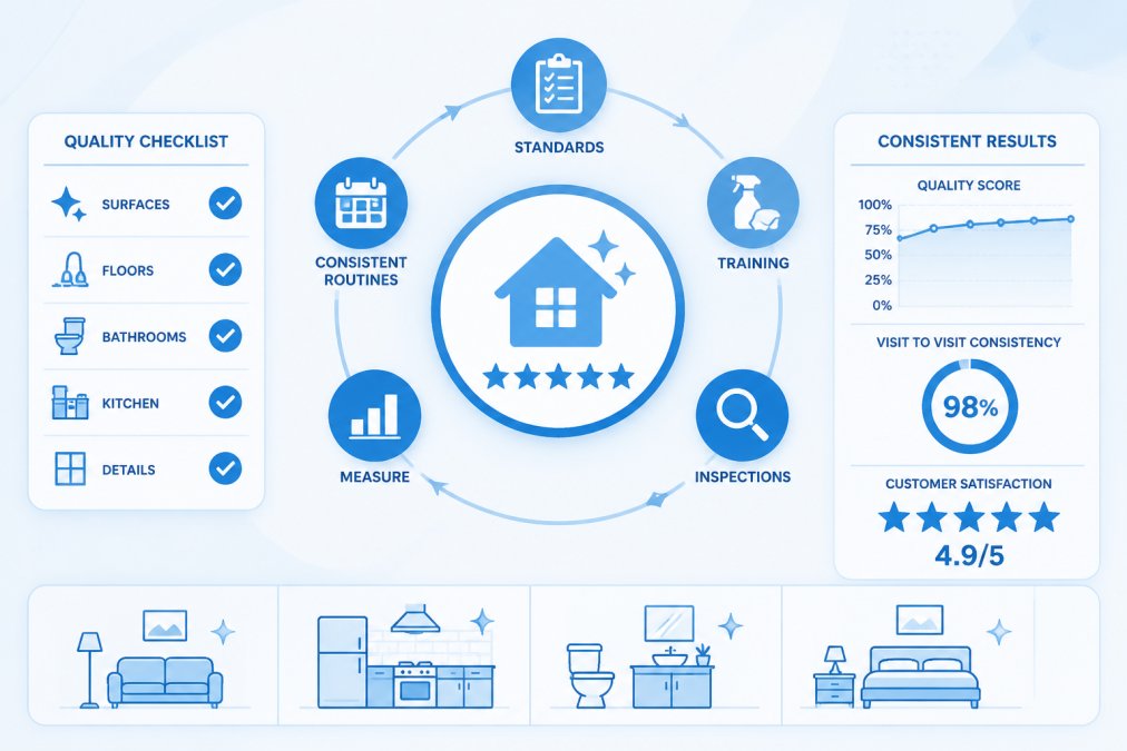Ensuring Consistent Cleaning Quality for Homes