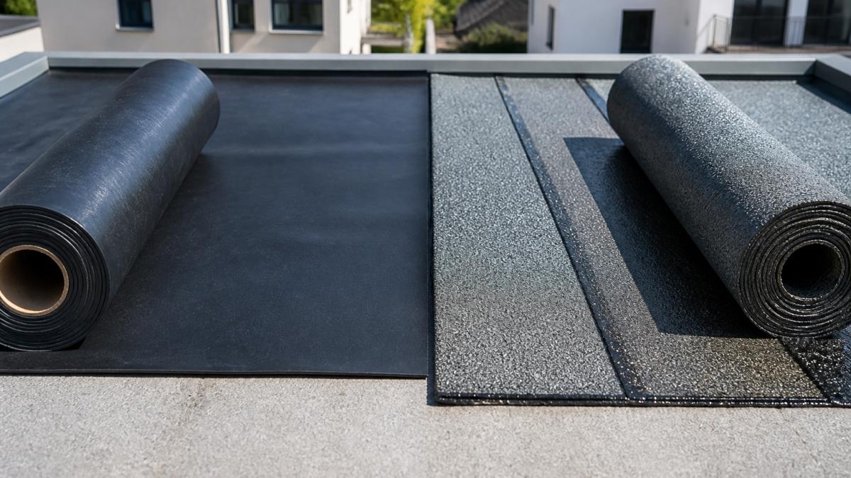 EPDM versus roofing: vergelijking plat dak