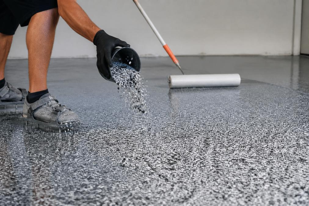 Epoxy Flake Floor Installation Guide: DIY Steps