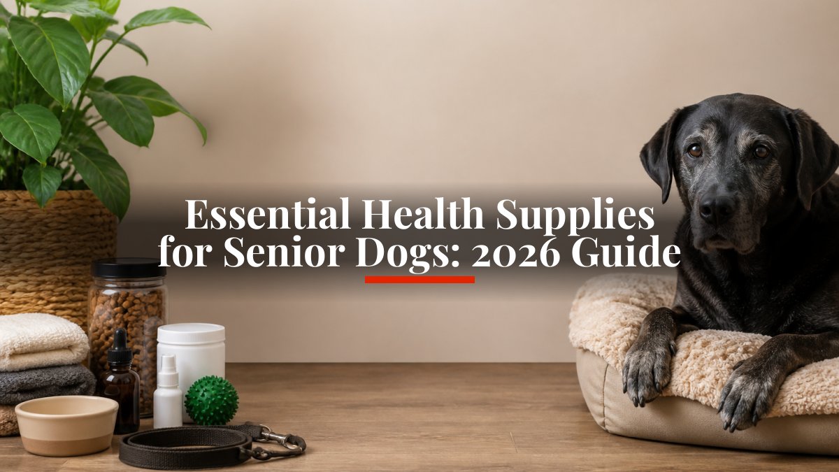 Essential Health Supplies for Senior Dogs: 2026 Guide