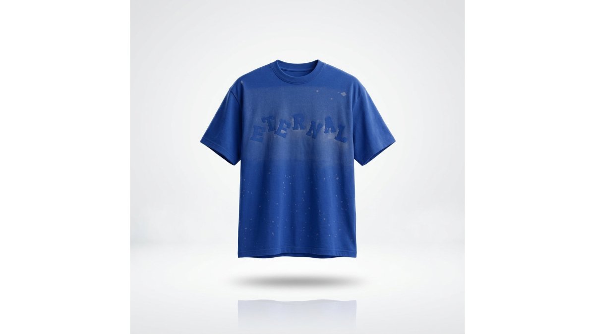 Eternal Chainlink Back Custom Royal Blue Tee