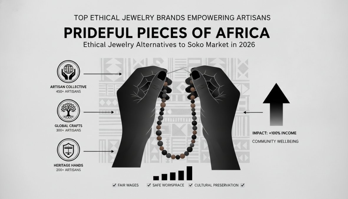 Professional illustration showing jewelry alternatives soko