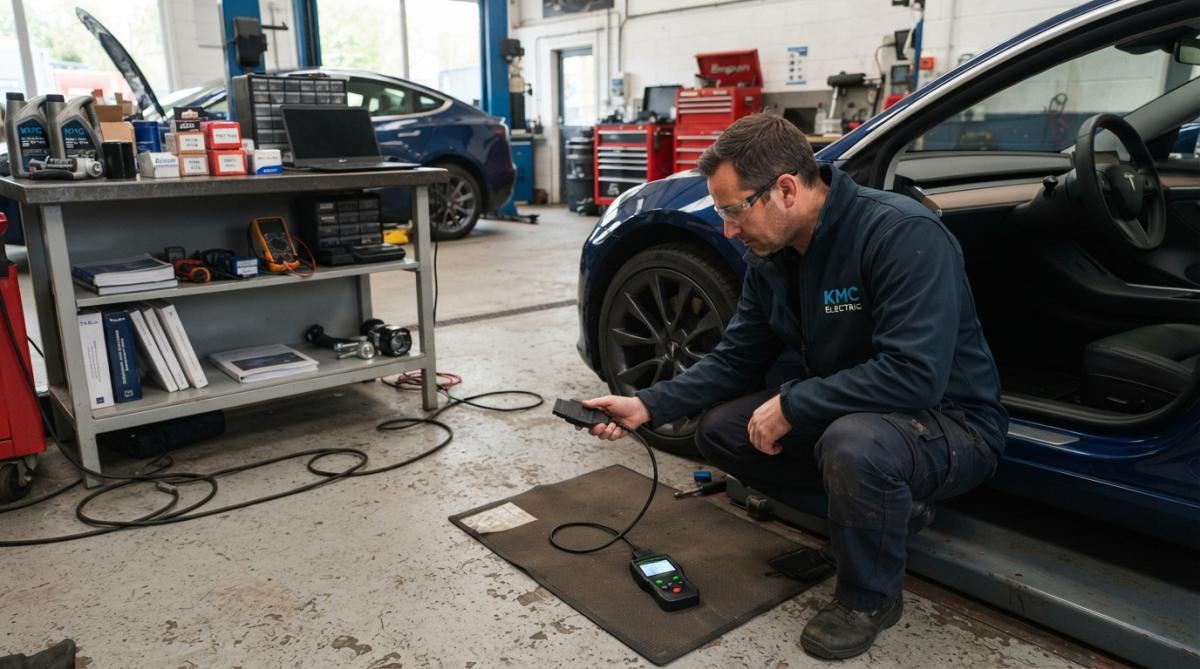 Step-by-step visual guide for technician and using and obd concepts for battery testing cost