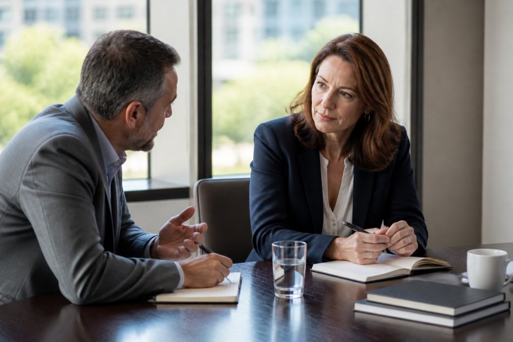 Infographic illustrating the step-by-step process for selecting an executive coaching partner for your industry.