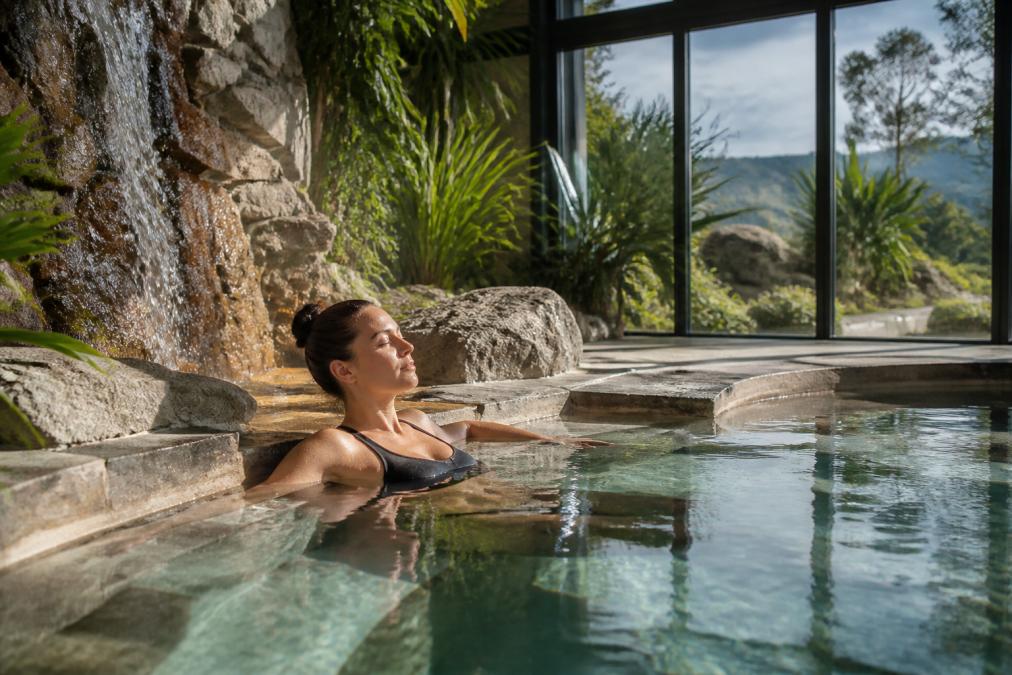 Illustration showing the benefits of Serene for executive wellness retreats