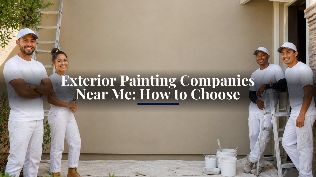 Exterior Painting Companies Near Me: How to Choose
