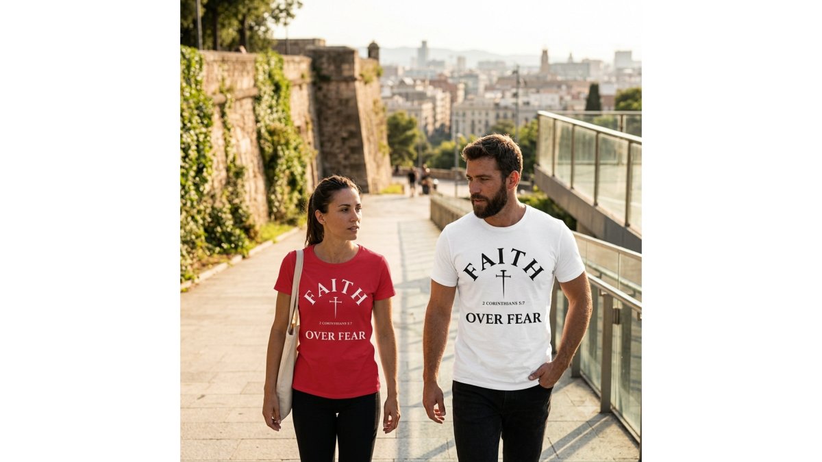 Faith Over Fear — Premium Heavyweight T-Shirt