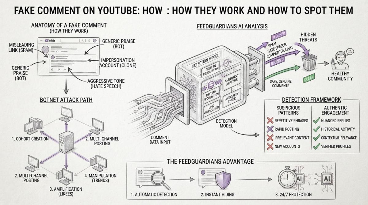 Fake Comment on YouTube: How They Work and How to Spot Them