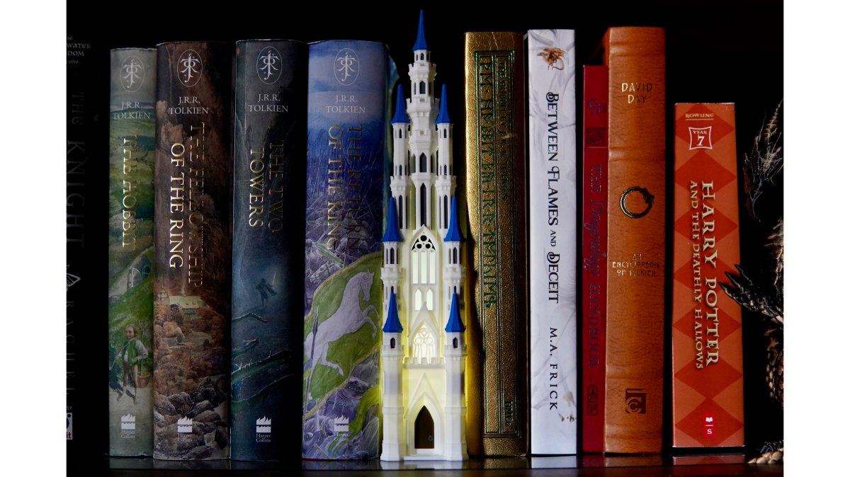 Fantasy Castle Book Nook & Bookmark Holder