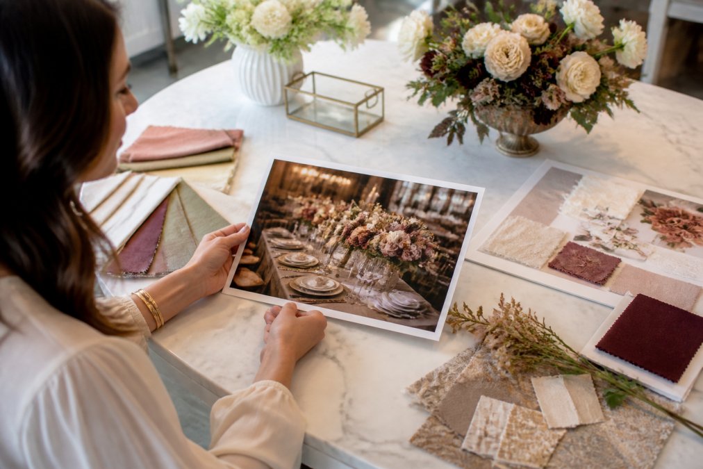 Professional illustration showing event visualization