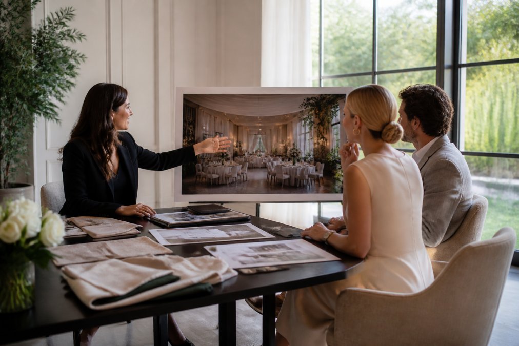 Step-by-step visual guide for event and designer and presenting concepts for event visualization
