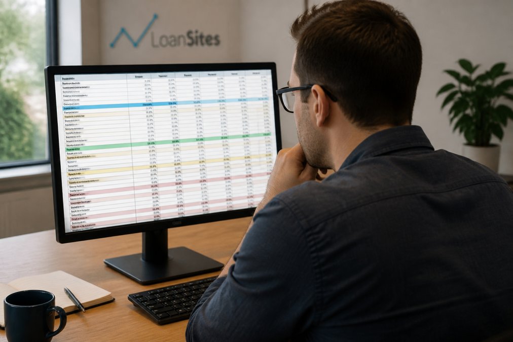 IT team reviewing data migration validation metrics to ensure fast website deployment for mortgage teams.