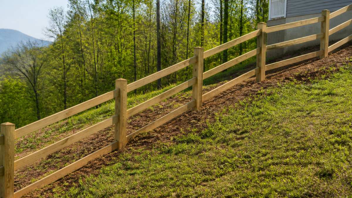 Fence Installation for Sloped Yards: A Step-by-Step Guide