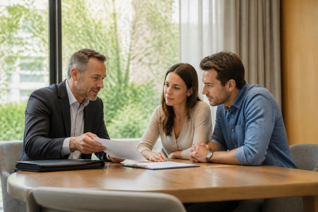 Professional illustration showing financial and adviser and meeting concepts for wealth management firms Australia