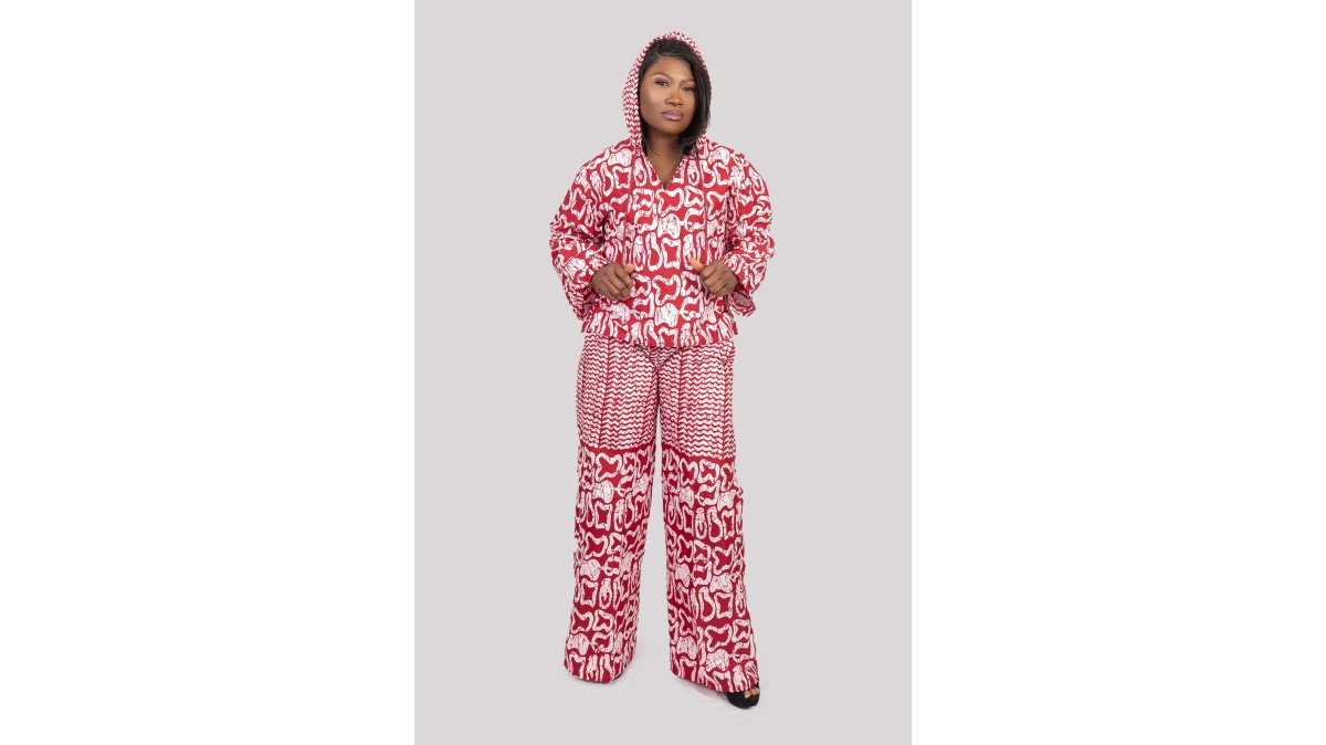 Financial Woman Hoodie Top and Pant Set