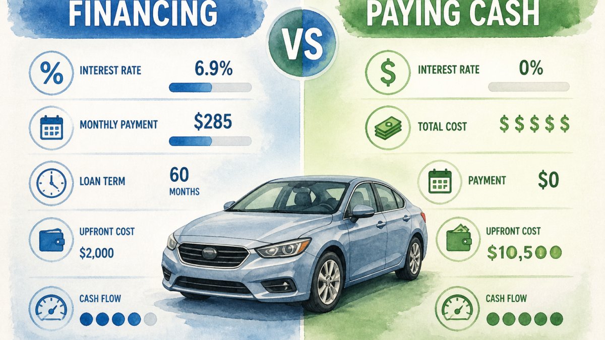 Financing vs. Paying Cash for a Used Car