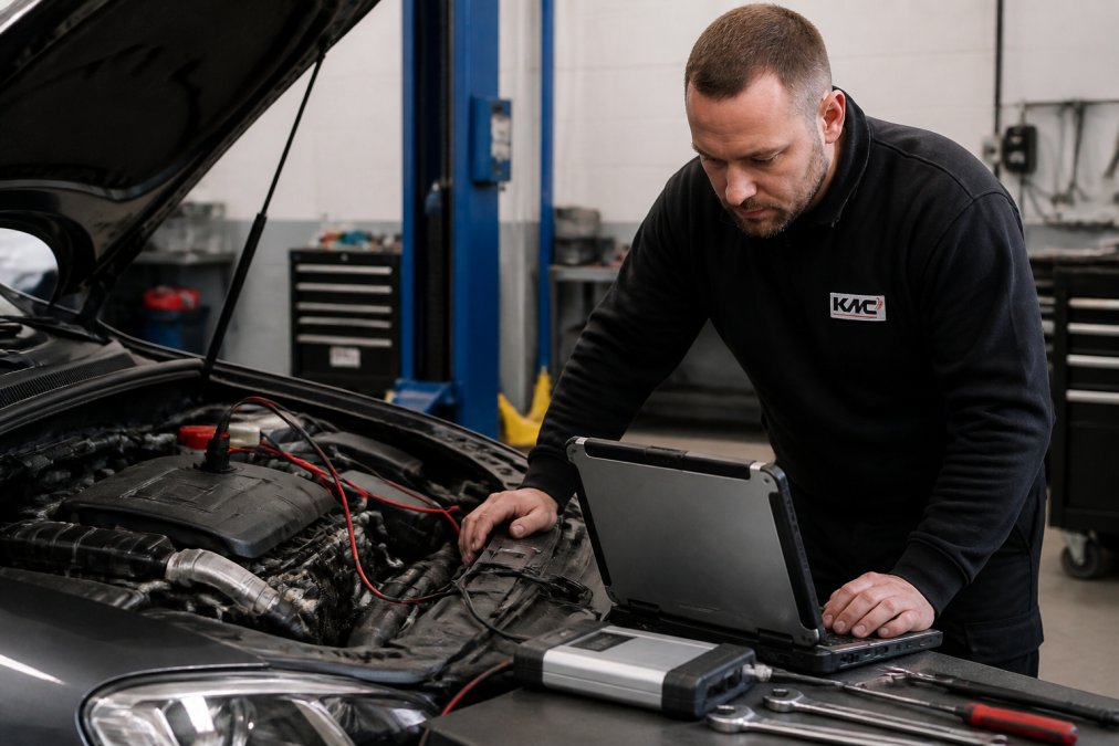 Software tools interface for Professional for local car diagnostic services