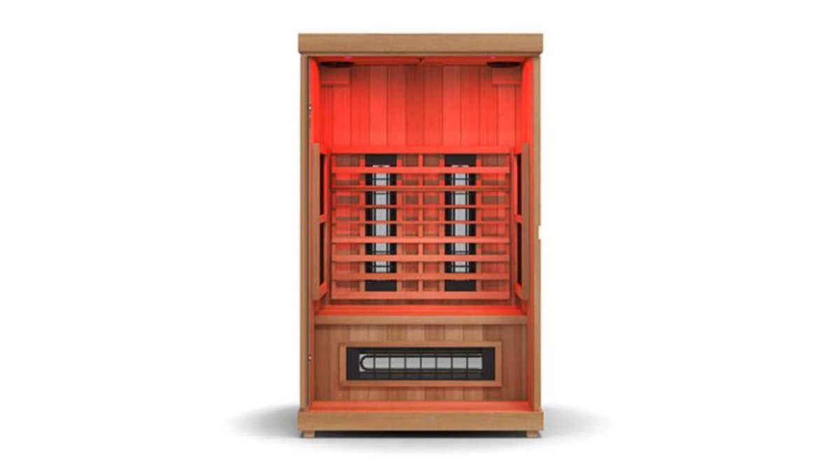 Finnmark FD-2 Full-Spectrum 2-Person Home Infrared Sauna With Built-In LCD Touchscreen Controller [FD-KN002]