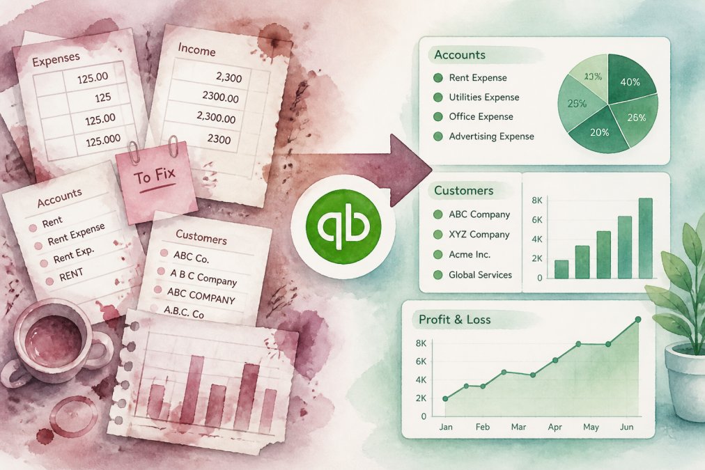Fix Messy QuickBooks Data for Business