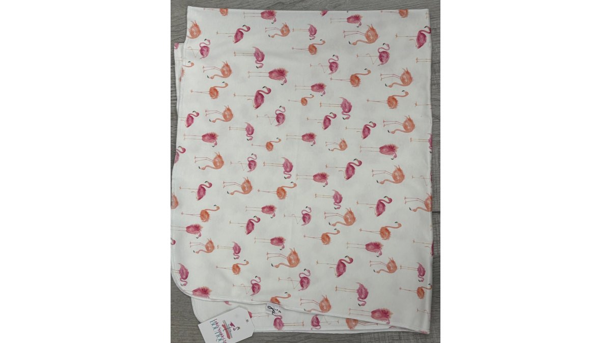 Flamingo Baby Blanket