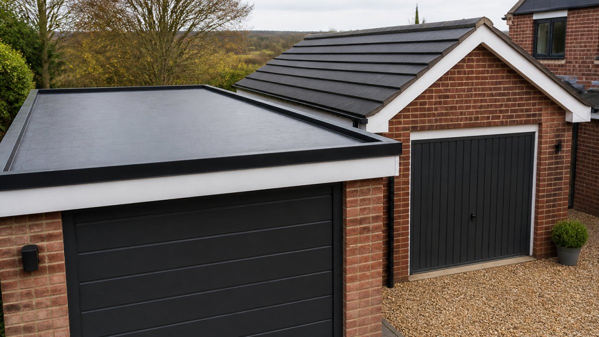 Flat vs Pitched Roof for Garages: Cost, Durability & Maintenance