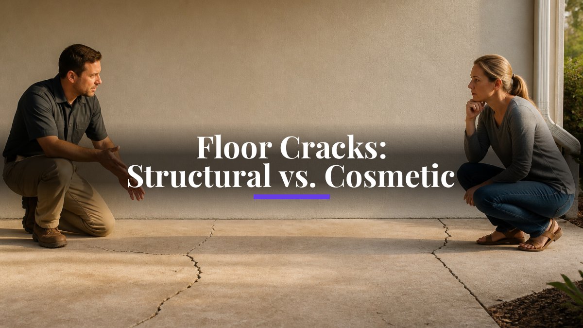 Floor Cracks: Structural vs. Cosmetic