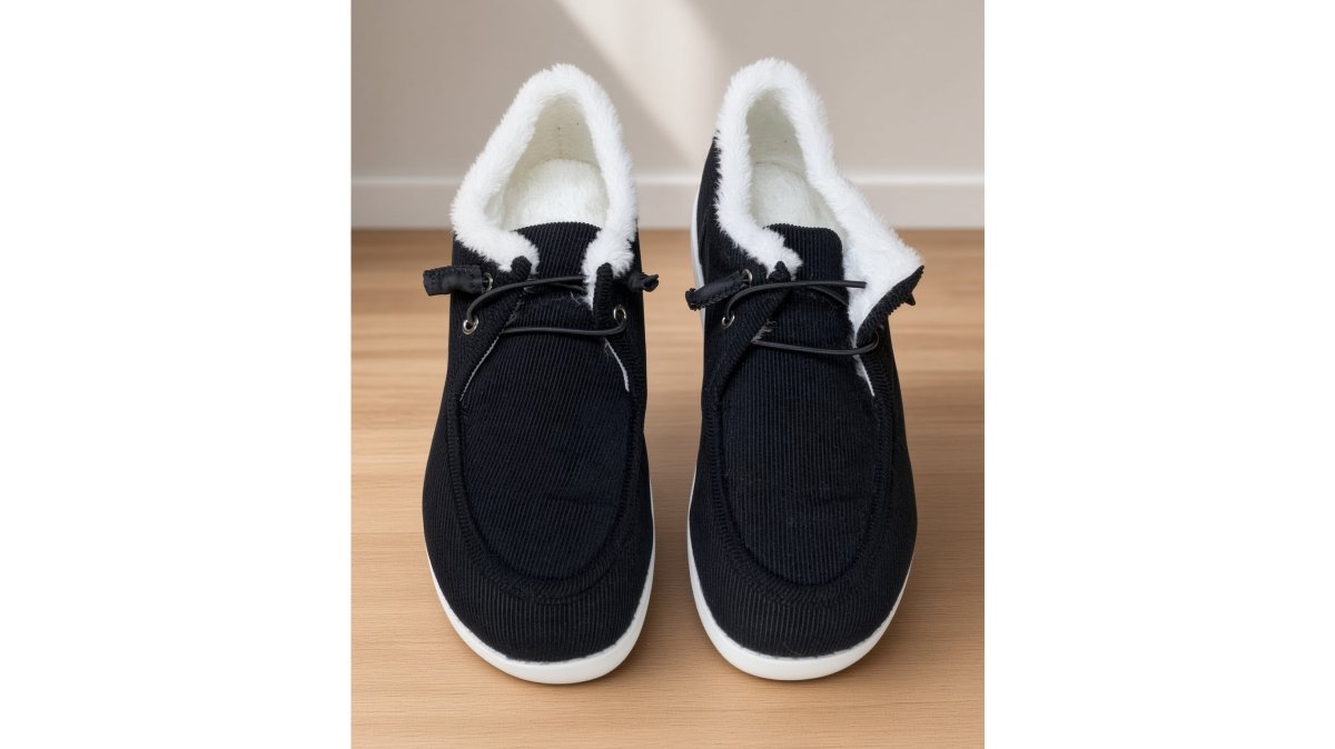 Fluffy Flat Slip On Shoes
