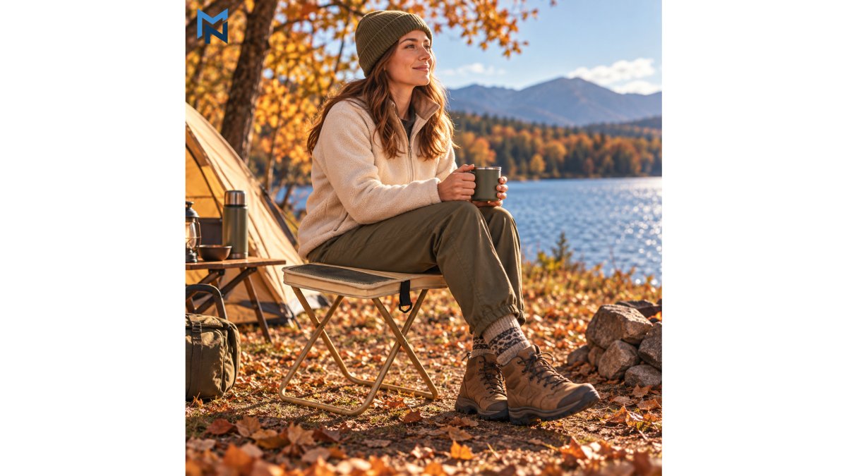 Foldable Camping Stool & Shoulder Bag