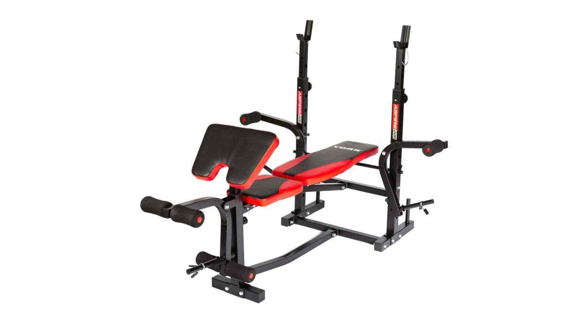 Folding Bench w/ Arm, Leg Curl & Butterfly | York Barbell