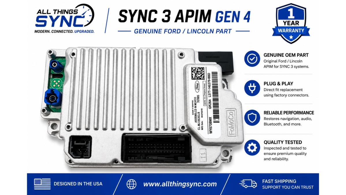 FORD SYNC 3 APIM GEN 4 WITH NAVIGATION
